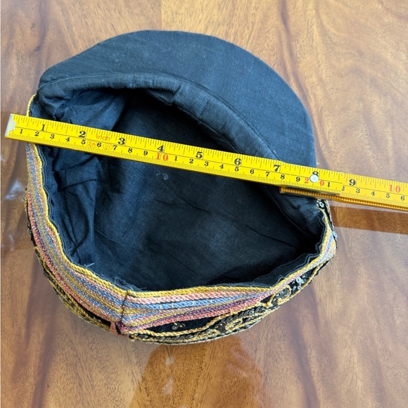 Embroidered Multicolor Vintage Women's Cap from Thailand 🇹🇭 - Picture 9 of 10